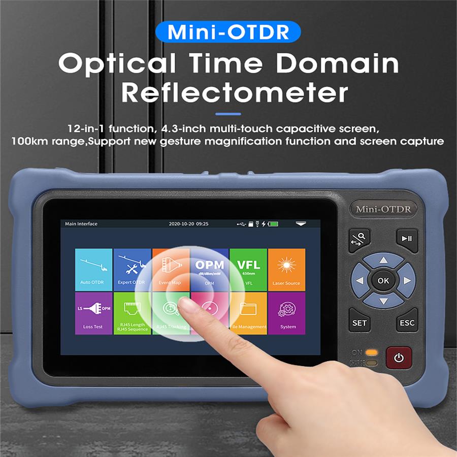 4,3-дюймовый сенсорный экран M – обзор и цена Optical Time Domain Reflectometer Otdr 1310 1550Nm