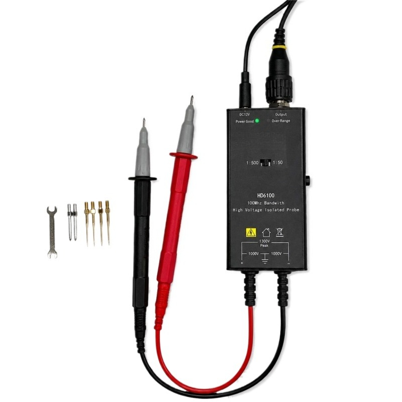 Для активного пробника: высоко – обзор и цена High Voltage Differential Probe 100Mhz 1300V