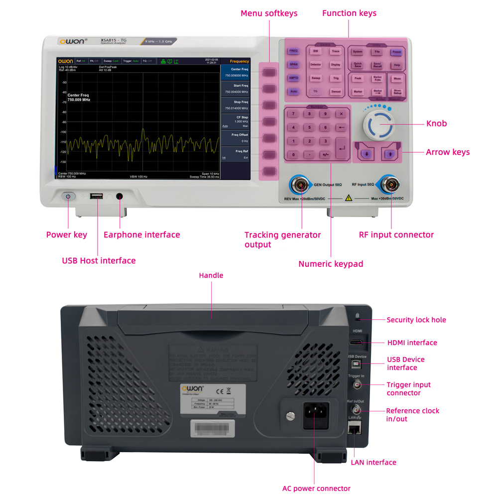 Цифровой анализатор спектра OW – обзор и цена Spectrum Analyzer Tracking Generator 1.5Ghz
