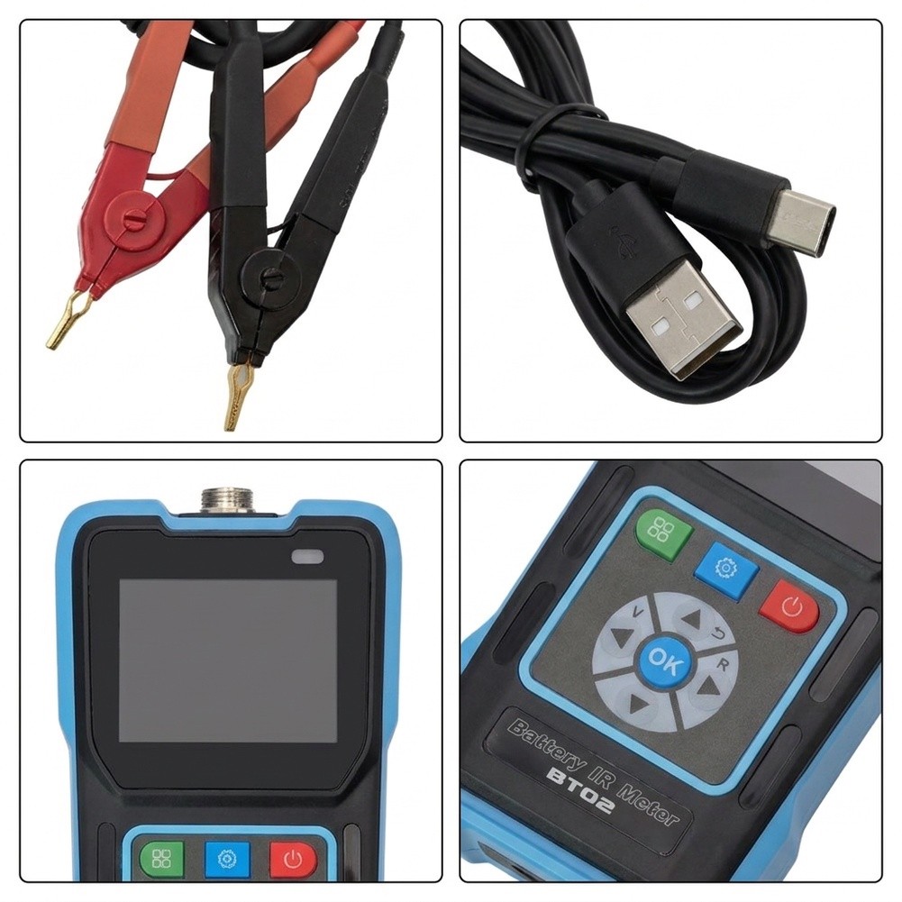 BT02 – прибор для измерения вн – обзор и цена Battery Internal Resistance Tester Four Wire